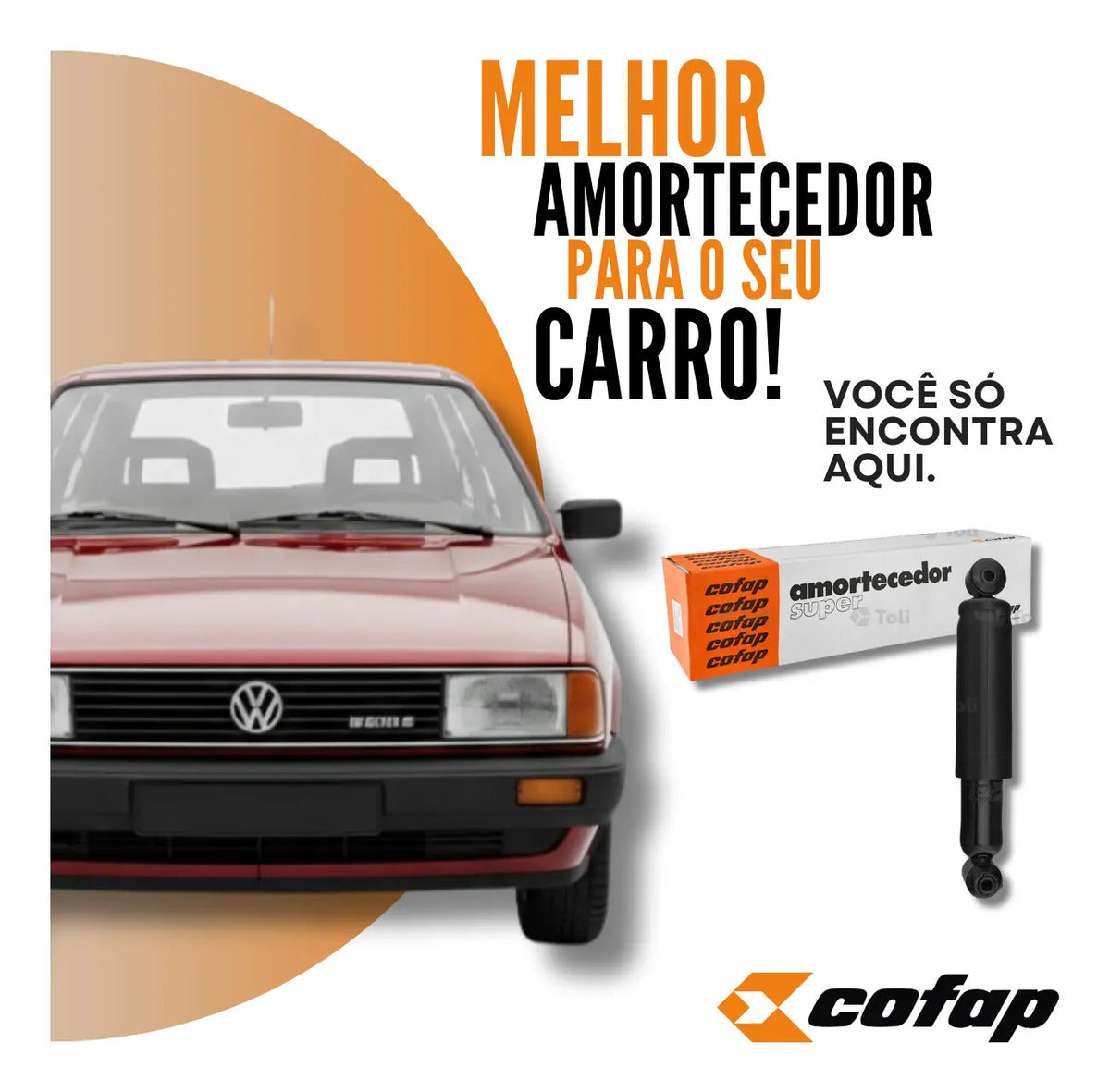 Amortecedor Traseiro Passat 1974 Até 1988 Original Cofap Sup