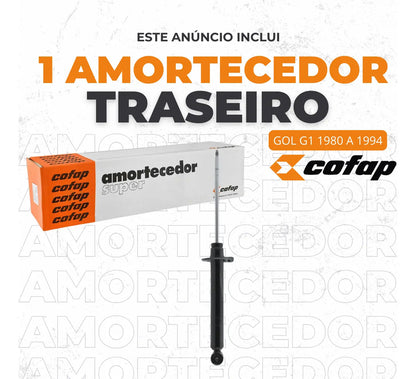 Amortecedor Traseiro Cofap Vw Gol Quadrado 1980 Á 1994