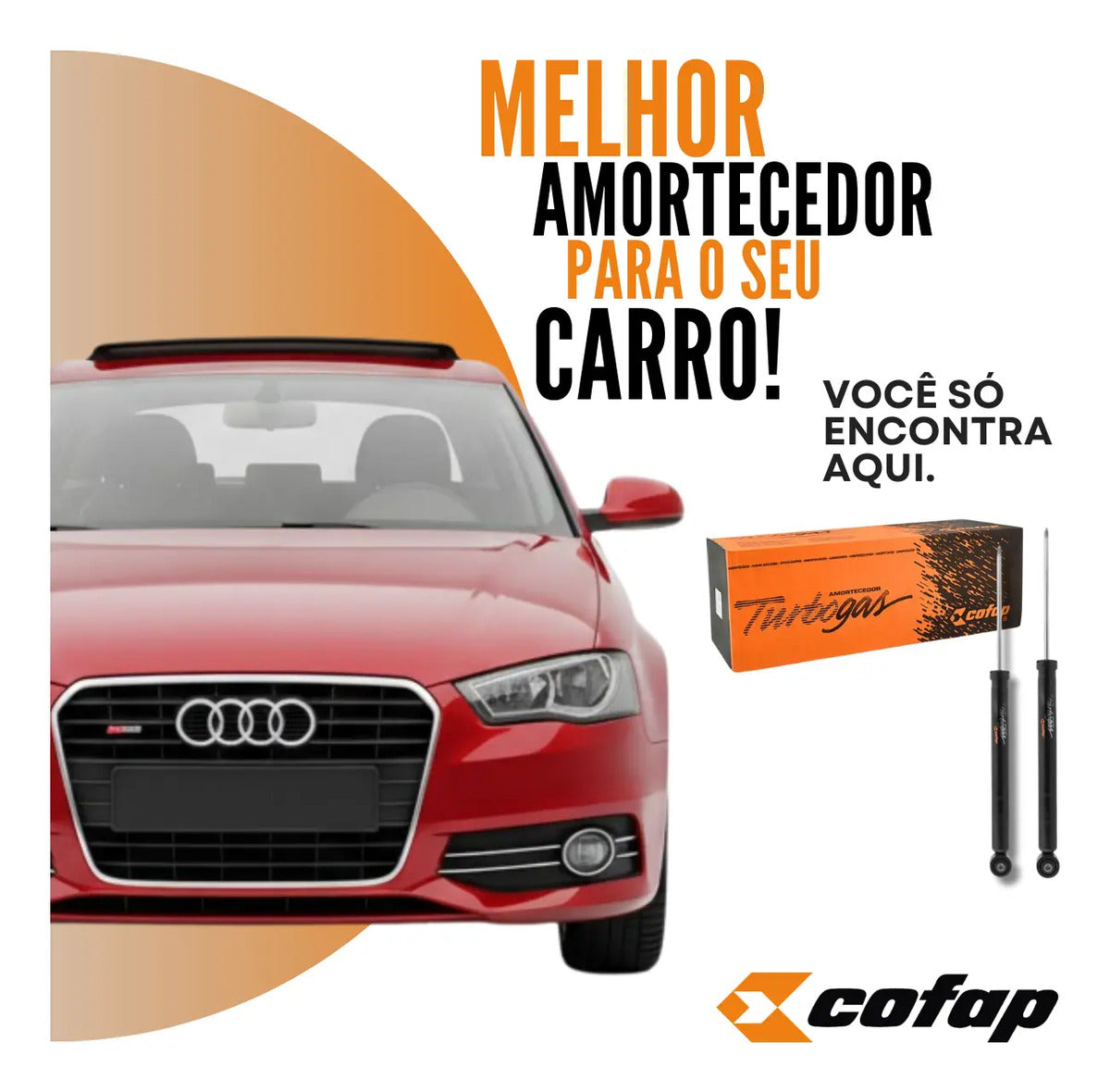Par Amortecedor Traseiro Cofap Bora 2000 A 2011