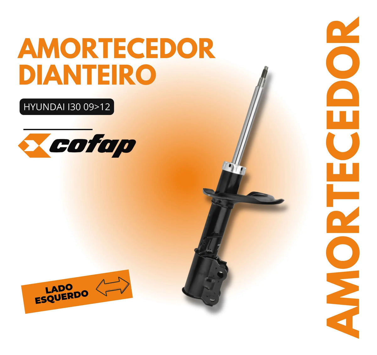 Amortecedor Dianteiro Esq I30 09 - 12 Cofap Gp33205