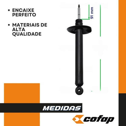 Par Amortecedor Traseiro Cofap Parati Quadrada 1984 A 1995