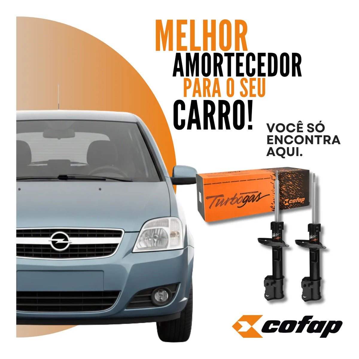 Par Amortecedor Dianteiro Meriva 02/12 Gp30381 Cofap