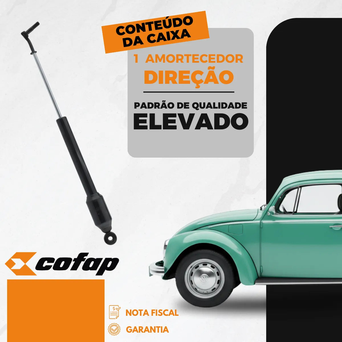 Amortecedor Caixa De Direção Brasilia 1973 A 1982 - Cofap