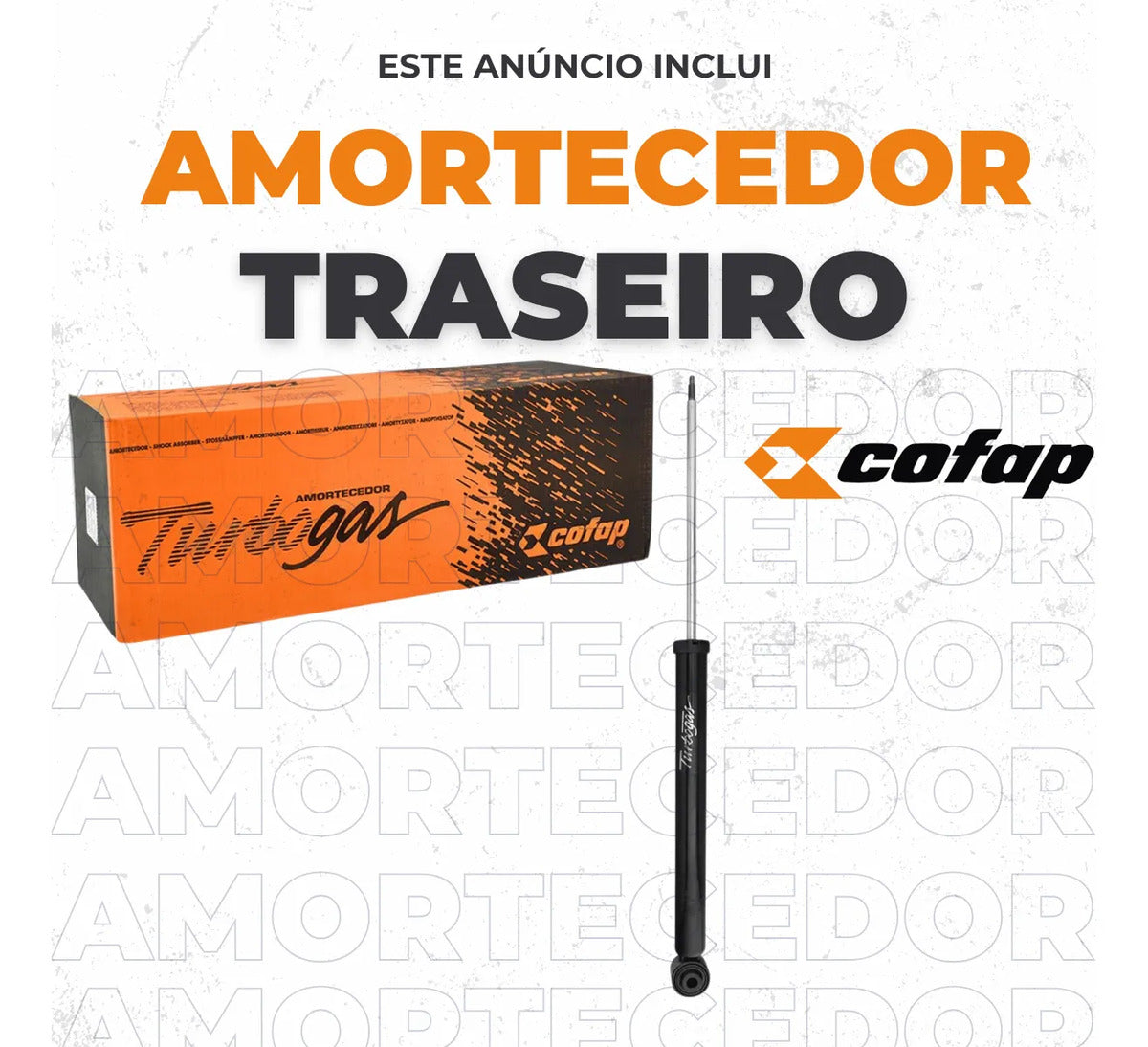 Amortecedor Traseiro Gás Nivus T-cross 2019 A 2025 Cofap