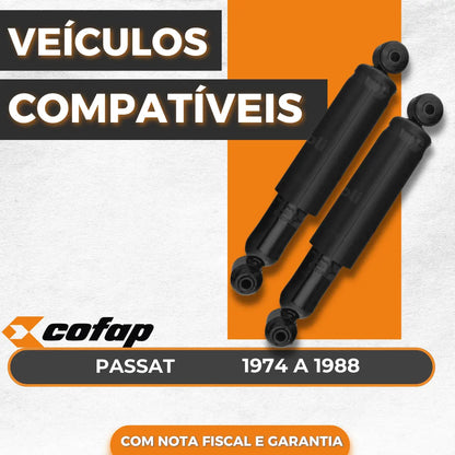 Par Amortecedor Traseiro Passat 1974 Até 1988 Original Cofap