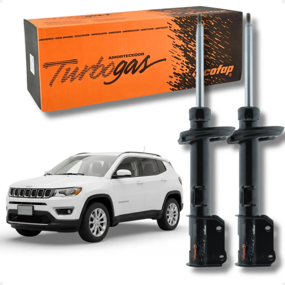 Par Amortecedor Traseiro Compass 4x2 2017 Diante - Cofap