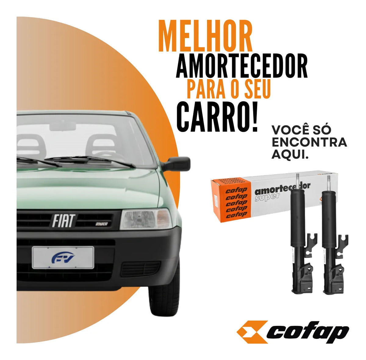 Par Amortecedor Traseiro Cofap Premio Eelba 89/96