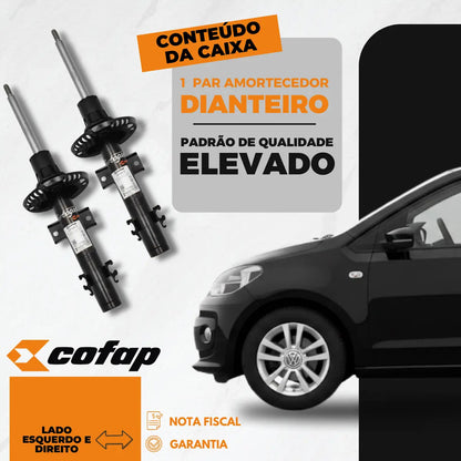 Par Amortecedor Dianteiro Cofap Vw Up 2015 2016 2017 2018 19