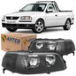Farol Vw Gol Saveiro G3 1999 A 2005 Máscara Negra Arteb