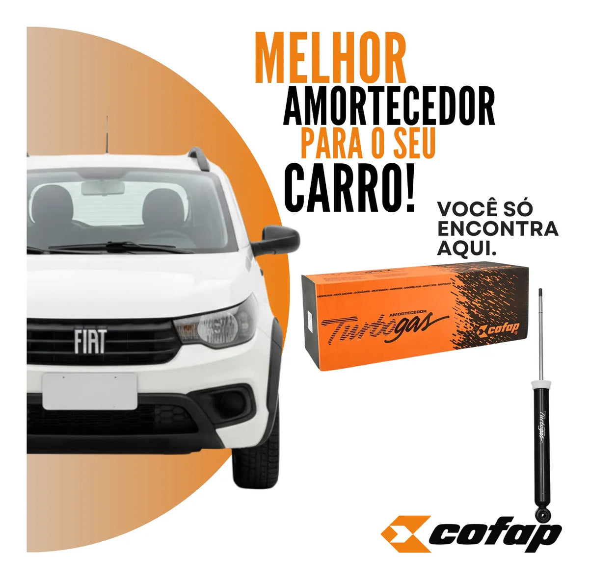 Amortecedor Traseiro Mobi 1.0 Flex Original Cofap