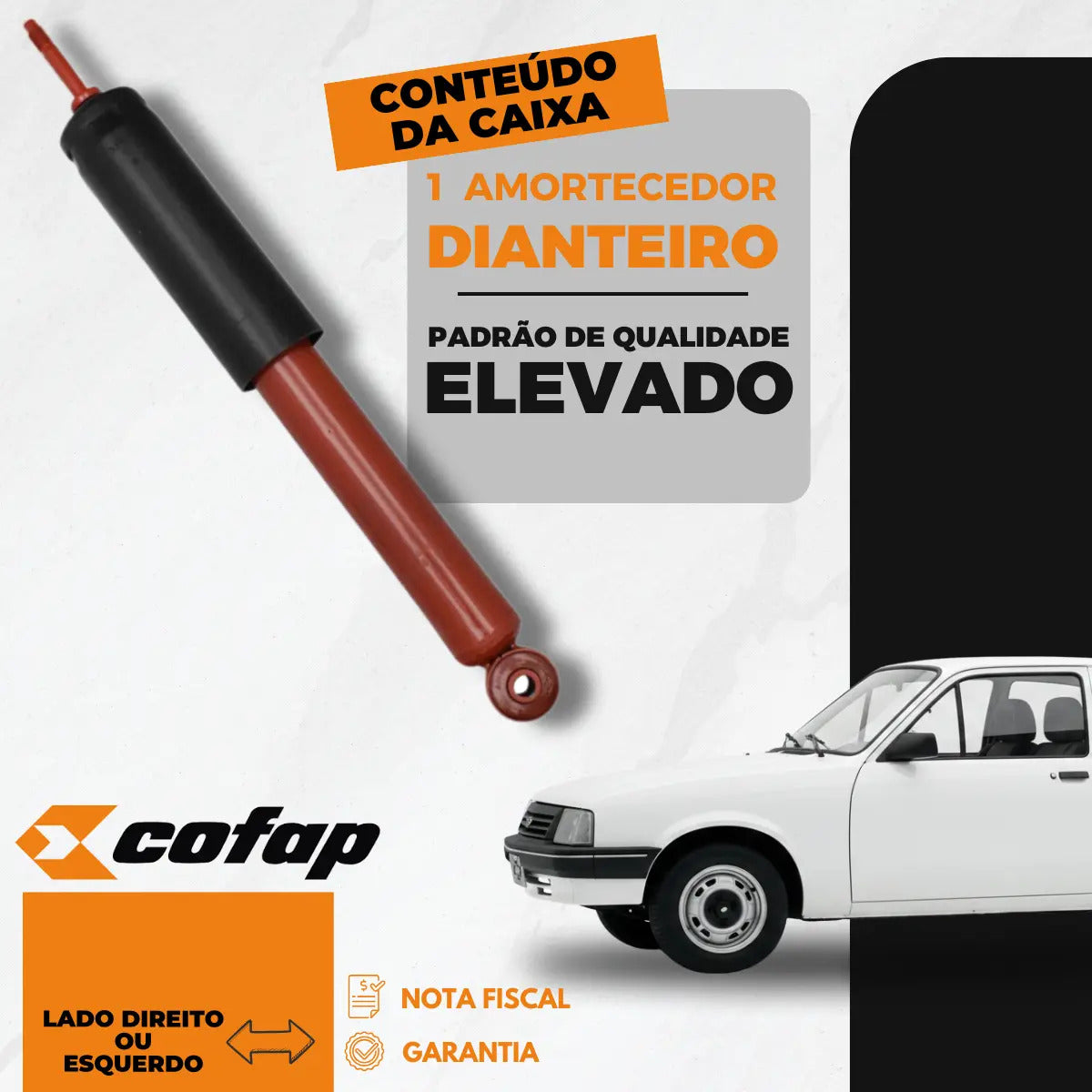 Amortecedor Dianteiro Chevette Original Cofap Novo