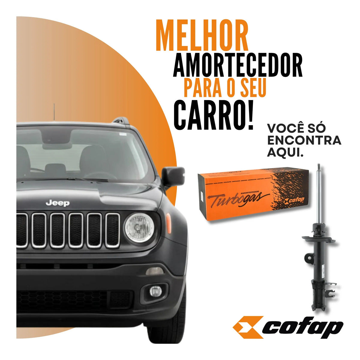 Amortecedor Traseiro Direit Renegade 4x4 15/21 Cofap Gp33230