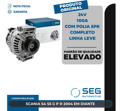 Alternador Para Scania S4 S5 S6 1998 A 2022