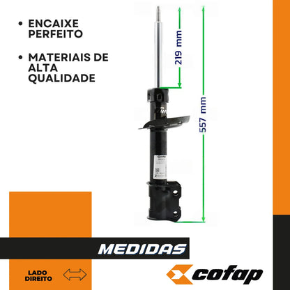 Amortecedor Direito Dianteiro Corsão Meriva Montana - Cofap