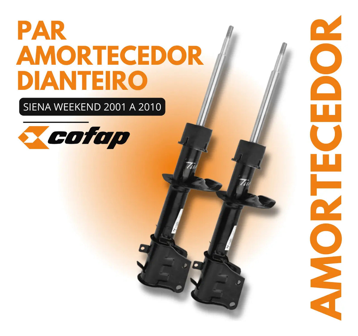 Par Amortecedor Dianteiro Palio Fire 2004 Original Cofap