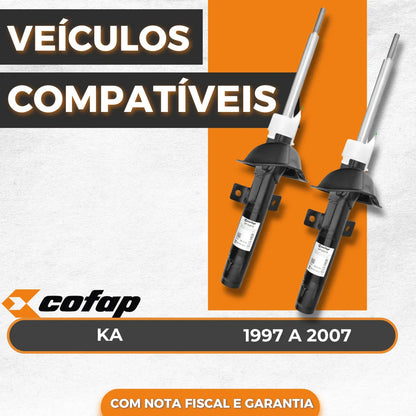 Par Amortecedor Dianteiro Ford Ka 1997 A 2007 Cofap