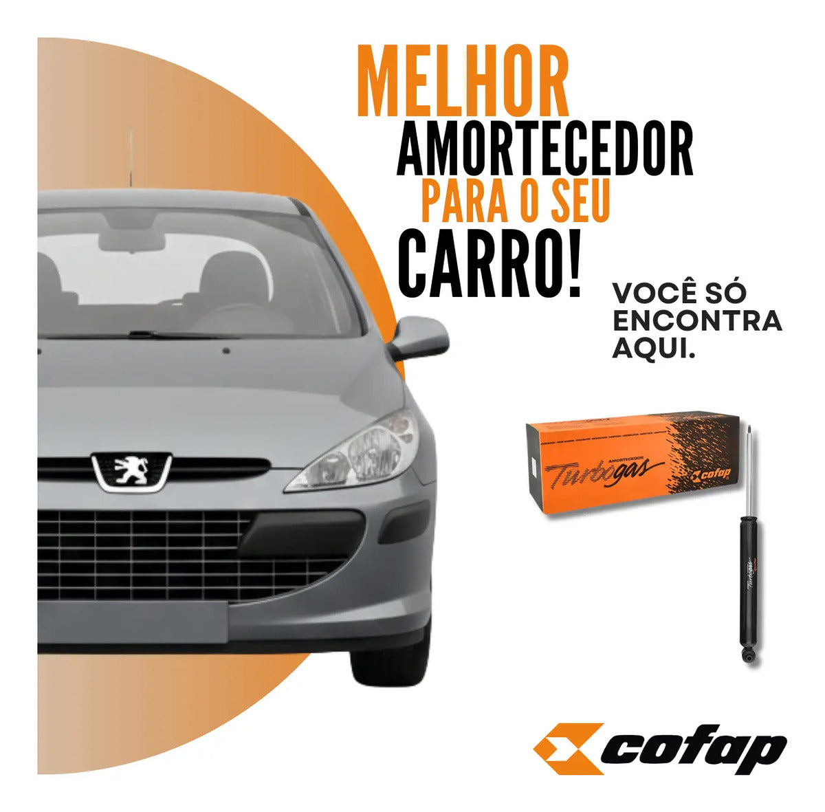 Amortecedor Traseiro Peugeot 307 (todos) Cofap Gl13081