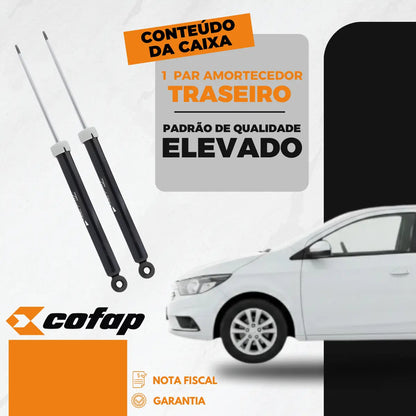 Par Amortecedor Traseiro Original Cofap Sonic 2012 A 2014