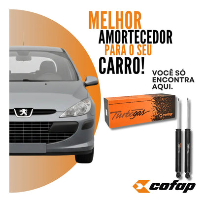 Par Amortecedor Traseiro Peugeot 307 (todos) Cofap Gl13081