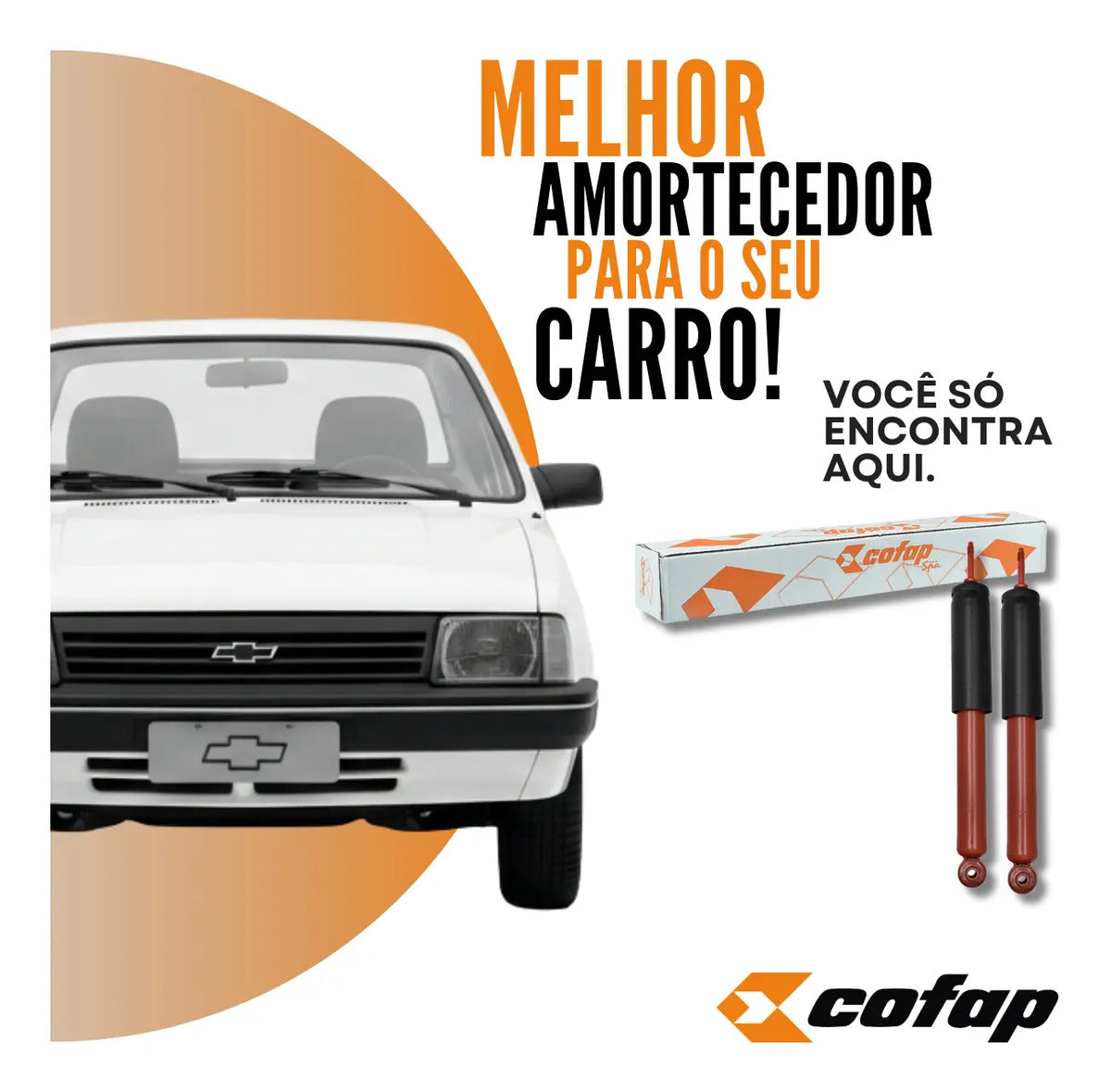 Par Amortecedor Dianteiro Chevette Original Cofap Novo