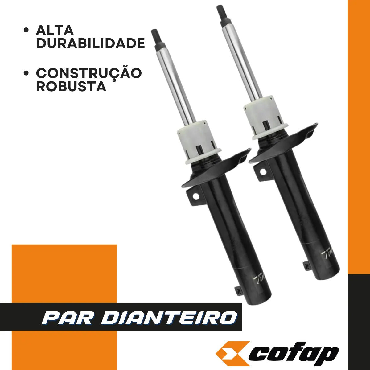 Par Amortecedor Dianteiro Tiguan 2012 Original Cofap Novo