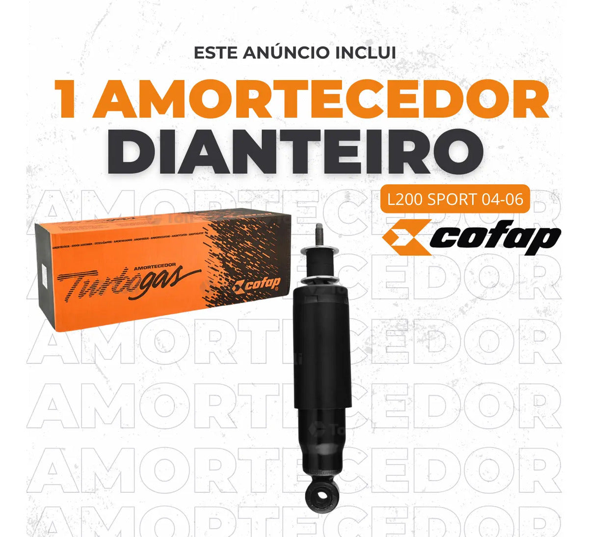 Amortecedor Dianteiro L200 Sport 2004 A 2006 Cofap Super