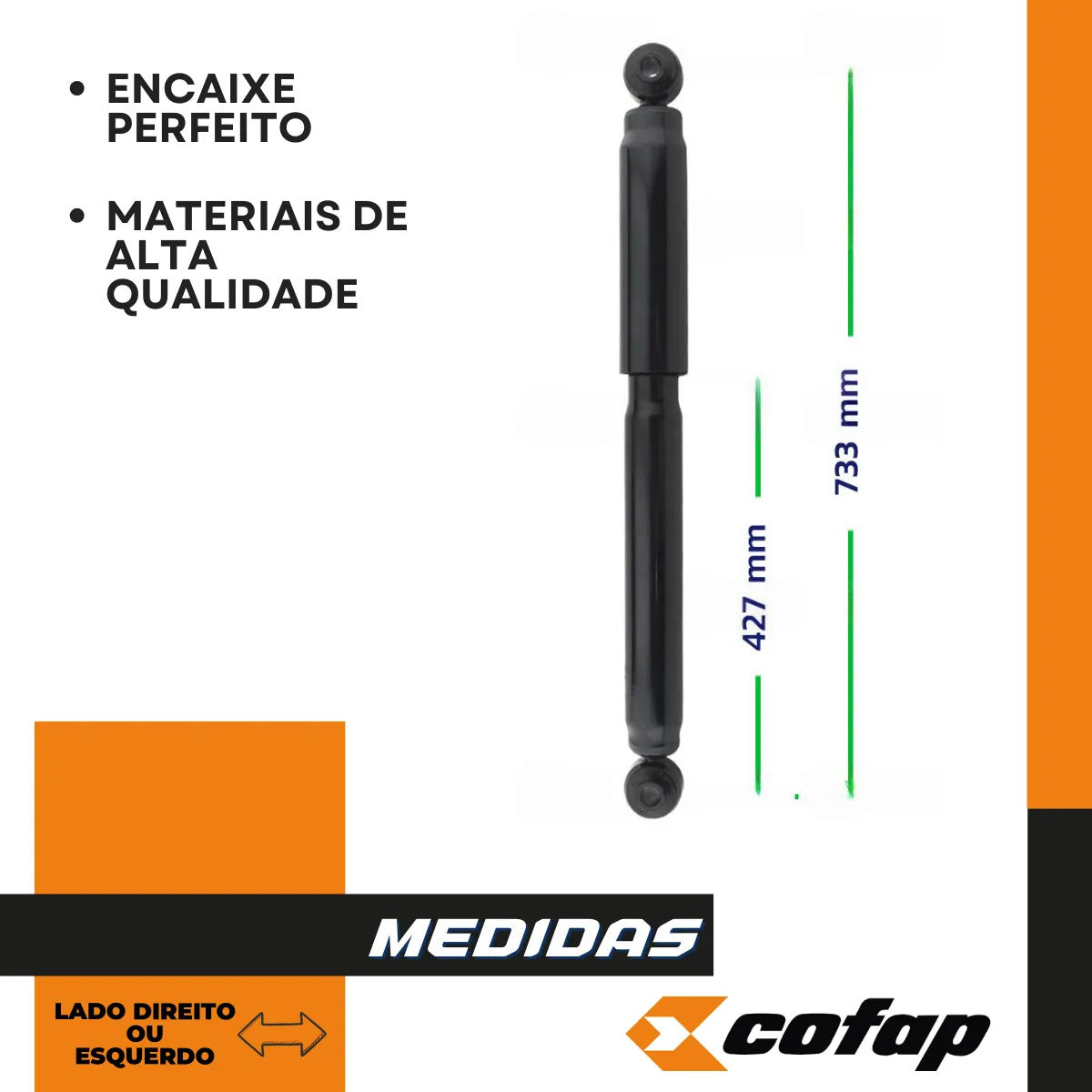 Amortecedor Traseiro Mb Atego 1419 1719 Cofap L.13754