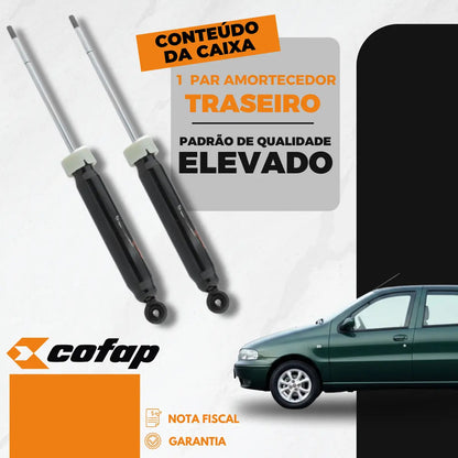 Par Amortecedor Traseiro Palio 1999 A 2015 Original Cofap