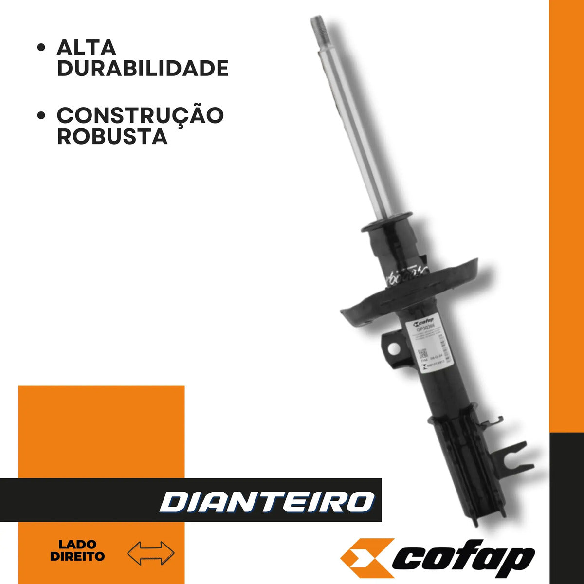 Amortecedor Dianteiro Direito Prisma 13 - 19 Cofap Gp30650
