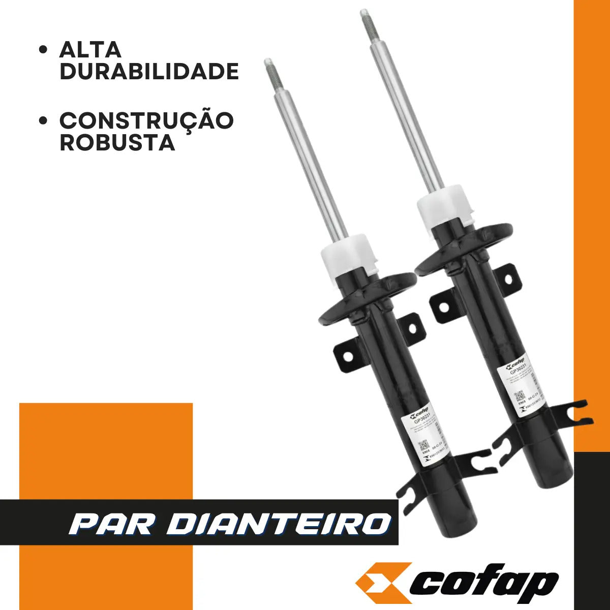 Par Amortecedor Dianteiro Ford Fiesta 2003 A 2014 Cofap