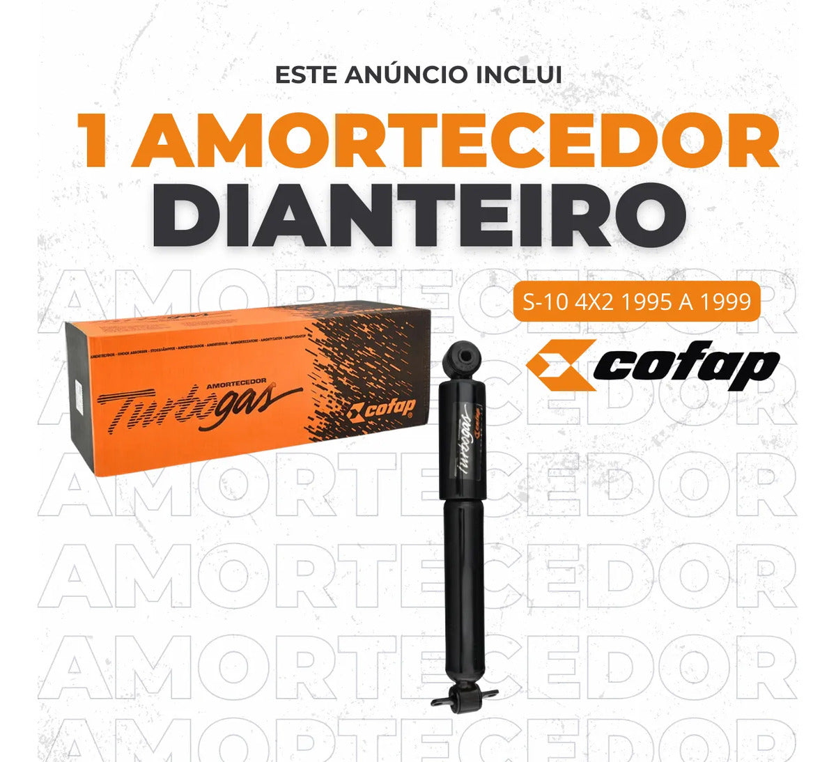 Amortecedor Dianteiro Original Cofap S-10 4x2 1995 A 1999