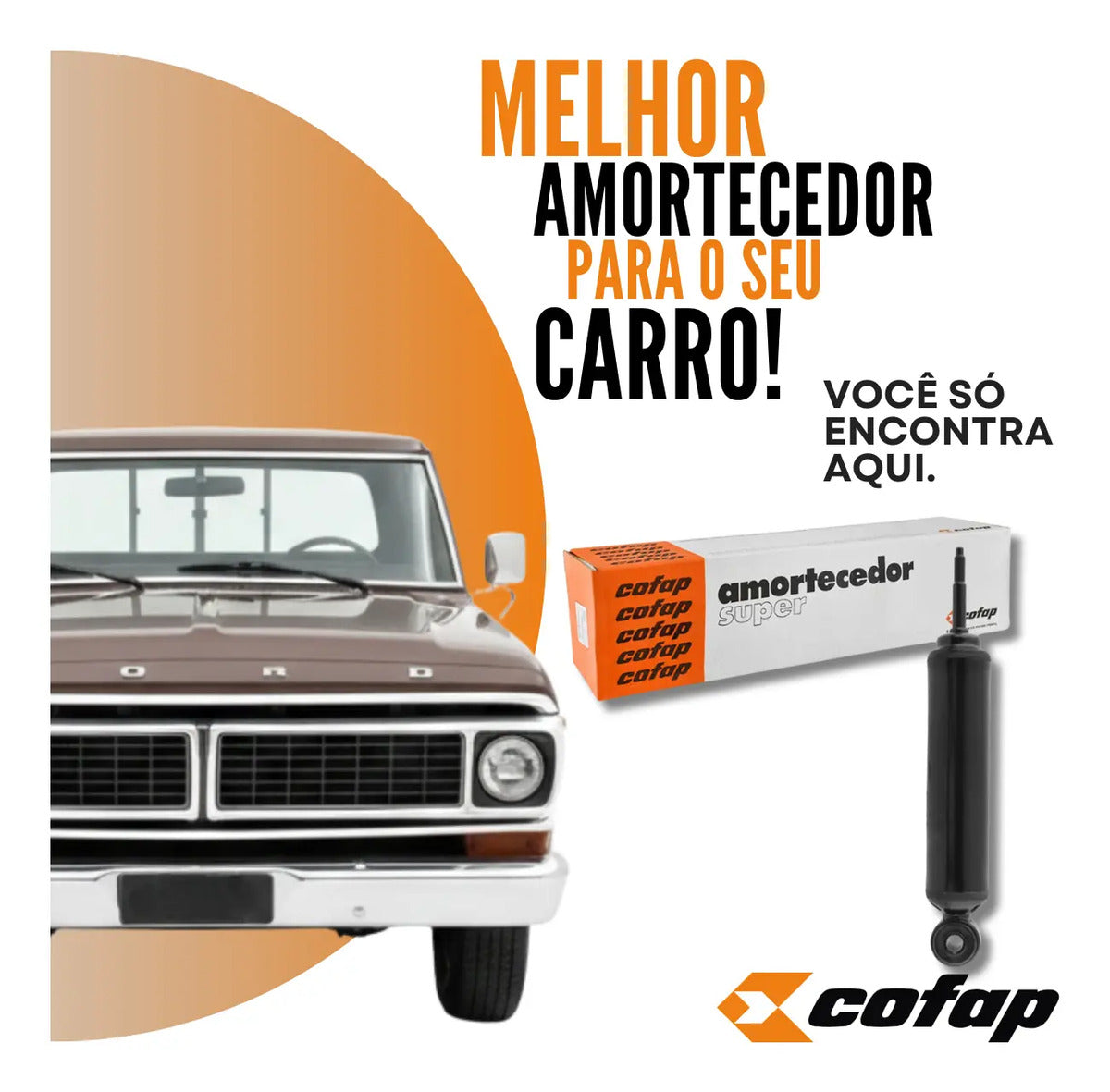 Amortecedor Dianteiro F1000 79 80 81 82 83 84 85 Cofap