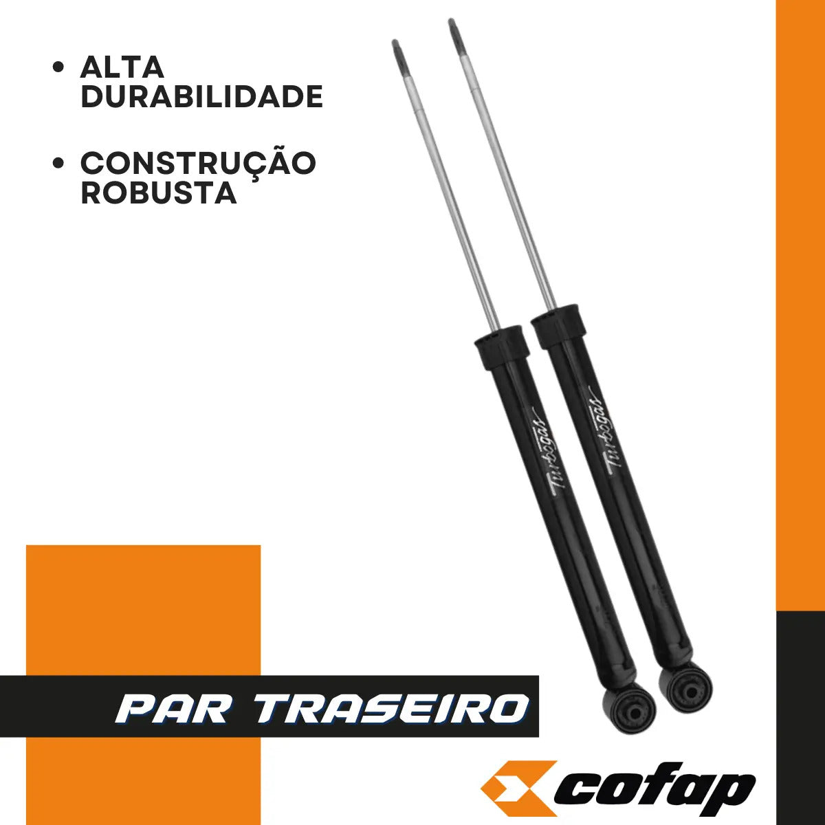 Par Amortecedor Traseiro Cofap Tsi Turbo 2015 Em Diante