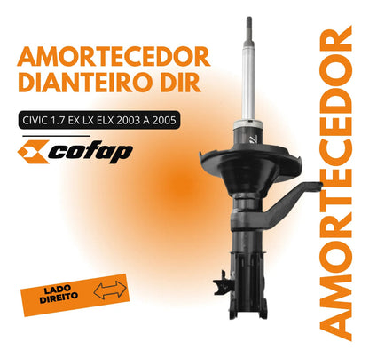 Amortecedor Turbogas Direito Cofap Gp35978m