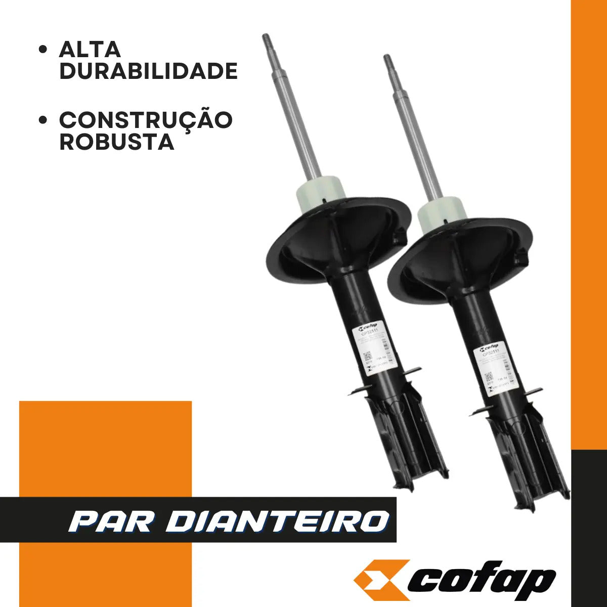 Par Amortecedor Dianteir Doblo Adventure Original Cofap 2012