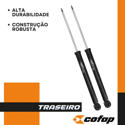 Par Amortecedor Traseiro Gás Nivus T-cross 2019 A 2025 Cofap