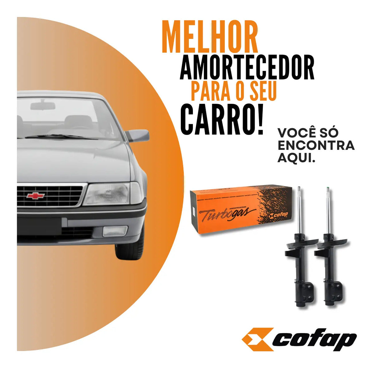 Par Amortecedor Dianteiro Omega 3.0 1993 1994 Original Cofap