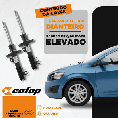 Par Amortecedor Dianteiro Onix 12 19 Cofap Gp30650 - Gp30651