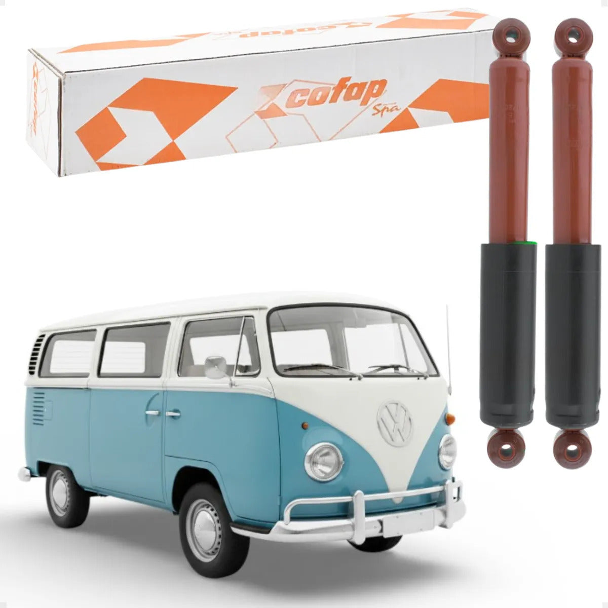 Par Amortecedor Traseiro Cofap Sb27449 Vw Kombi 1957 A 1977