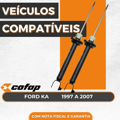 Par Amortecedor Traseiro Ford Ka 1.0 1.3 1.6 1997/2007 Cofap