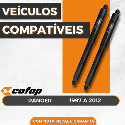 Par Amortecedor Traseiro Ranger 98/12 4x2 4x4 Cofap Original