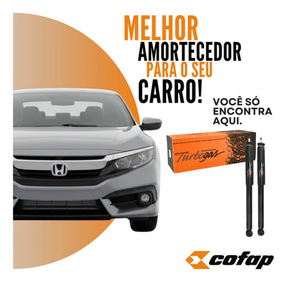 Par Amortecedor Traseiro New Civic 11/16 Cofap Gb48248
