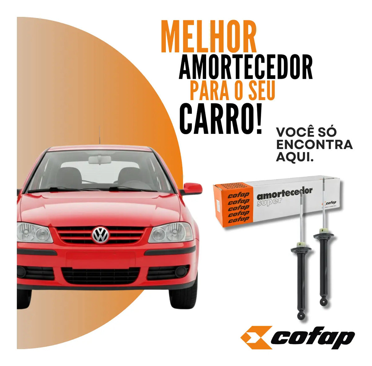 Par Amortecedores Traseiros Vw Gol Parati G2 G3 G4 Cofap