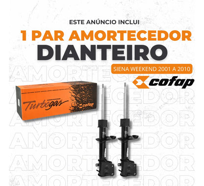 Par Amortecedor Dianteiro Palio Fire 2004 Original Cofap