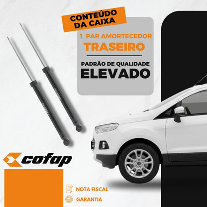Par Amortecedor Traseiro Ecosport 2003 A 2012 Todos - Cofap
