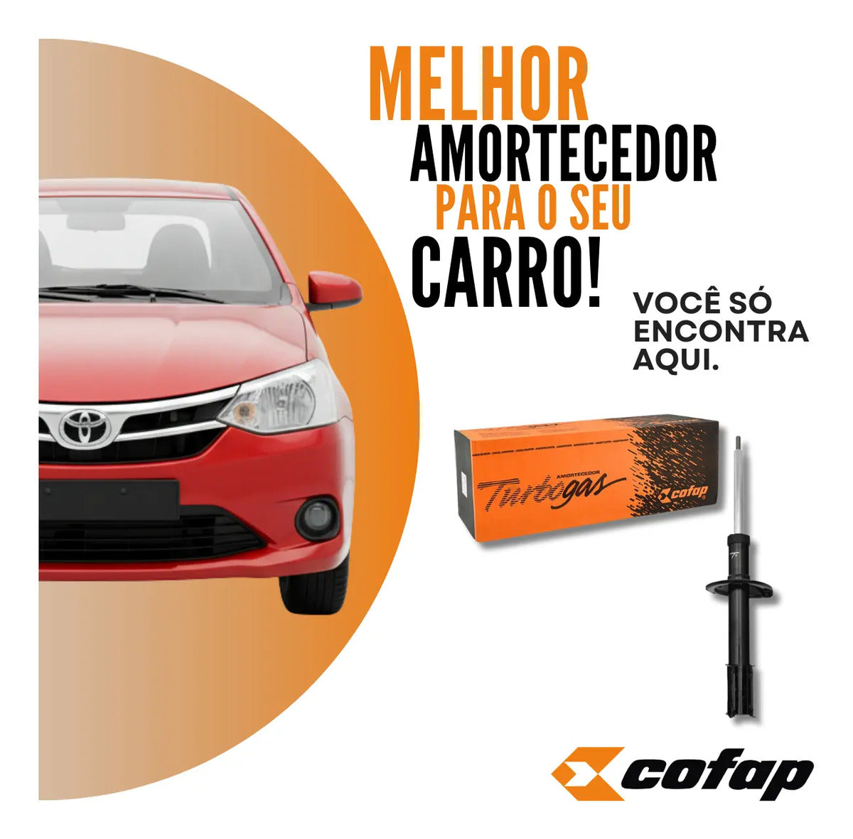 Amortecedor Dianteiro Toyota Etios 2017/.. Cofap