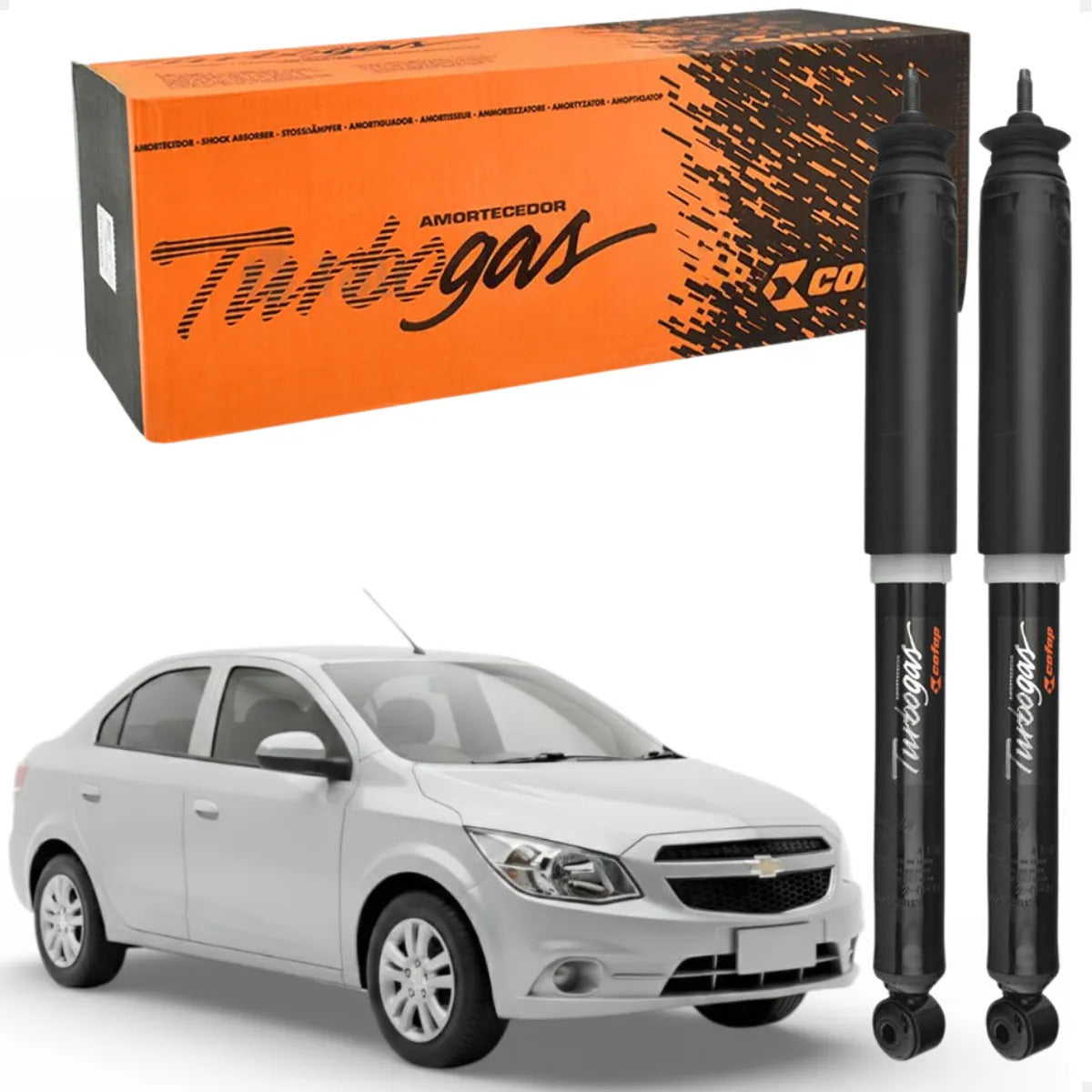 Par Amortecedor Traseiro Corsa 2009 Em Diante Gb48075 Cofap
