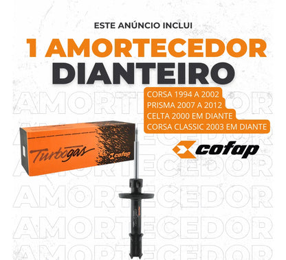 Amortecedor Dianteiro Turbogas Cofap Corsa Classic 2008