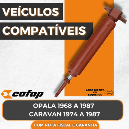 Amortecedor Dianteiro Opala 1968 A 1987 Caravan 74/87 Cofap