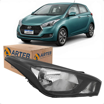 Farol Hb20 Hb20s Mascara Negra 2012 A 17 18 2019 Arteb